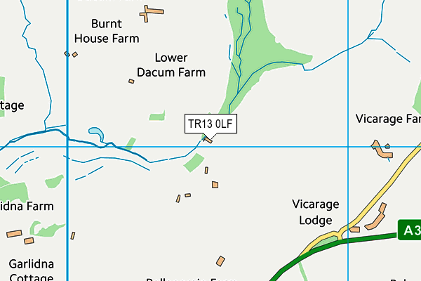 TR13 0LF map - OS VectorMap District (Ordnance Survey)