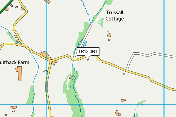 TR13 0NT map - OS VectorMap District (Ordnance Survey)