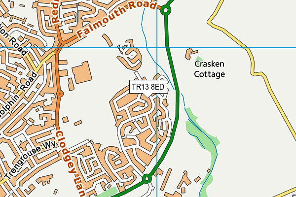 Map of THE SOCIAL LEOPARD LTD at district scale