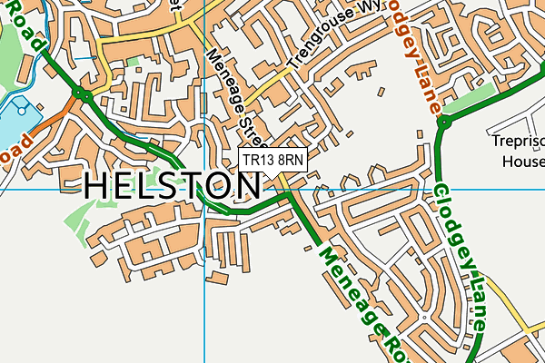 TR13 8RN map - OS VectorMap District (Ordnance Survey)