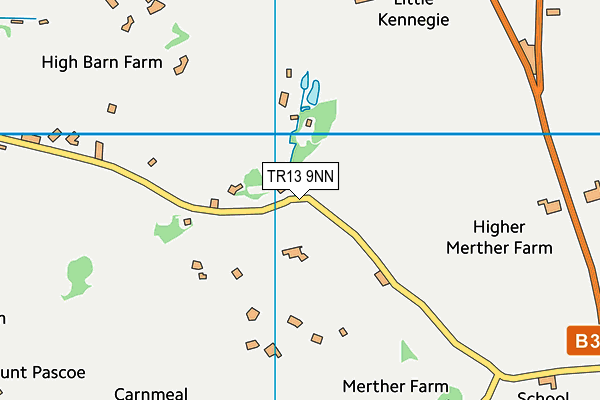 TR13 9NN map - OS VectorMap District (Ordnance Survey)