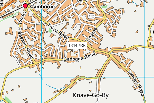 TR14 7RR map - OS VectorMap District (Ordnance Survey)