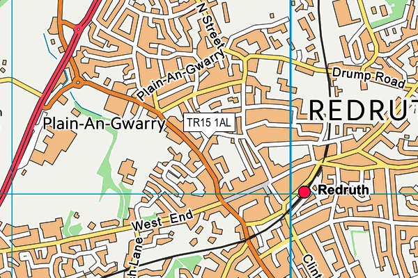 TR15 1AL map - OS VectorMap District (Ordnance Survey)