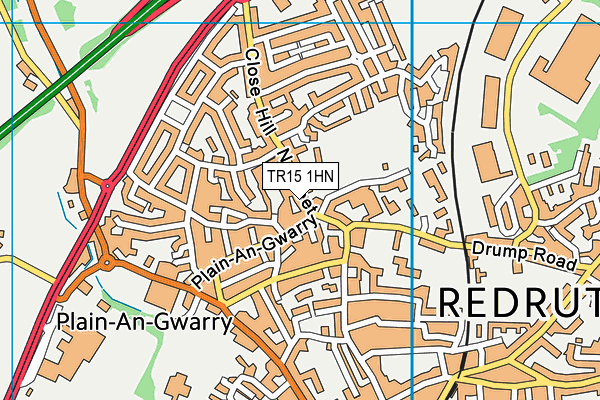 TR15 1HN map - OS VectorMap District (Ordnance Survey)