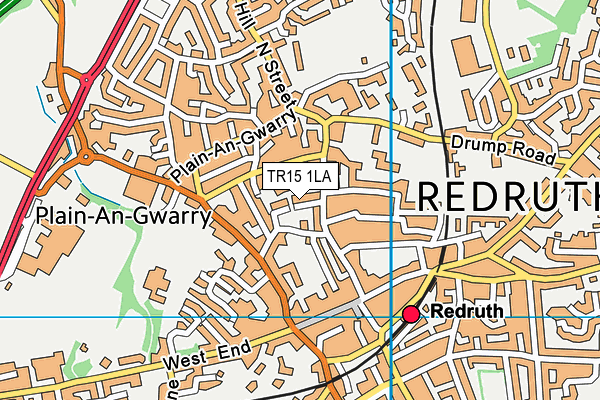 TR15 1LA map - OS VectorMap District (Ordnance Survey)