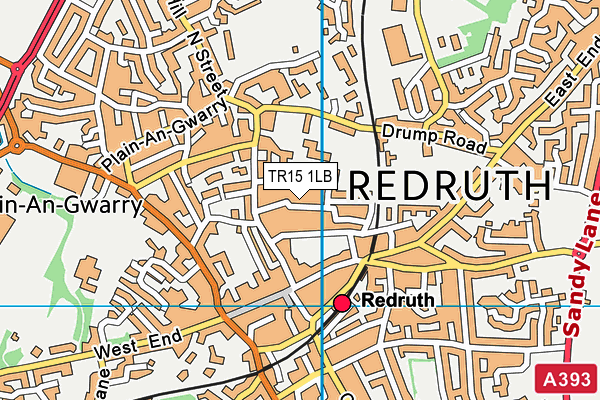 TR15 1LB map - OS VectorMap District (Ordnance Survey)