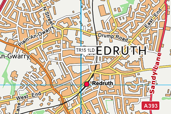 TR15 1LD map - OS VectorMap District (Ordnance Survey)