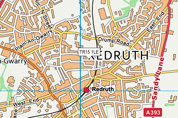 TR15 1LE map - OS VectorMap District (Ordnance Survey)