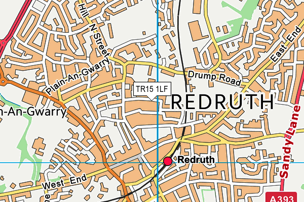 TR15 1LF map - OS VectorMap District (Ordnance Survey)