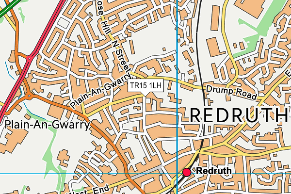 TR15 1LH map - OS VectorMap District (Ordnance Survey)