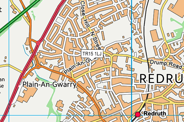 TR15 1LJ map - OS VectorMap District (Ordnance Survey)