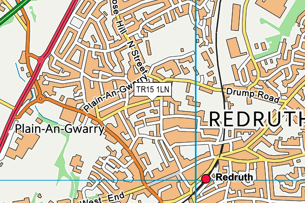 TR15 1LN map - OS VectorMap District (Ordnance Survey)