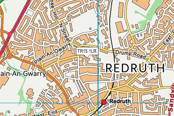 TR15 1LR map - OS VectorMap District (Ordnance Survey)