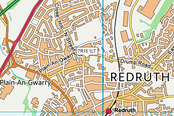 TR15 1LT map - OS VectorMap District (Ordnance Survey)