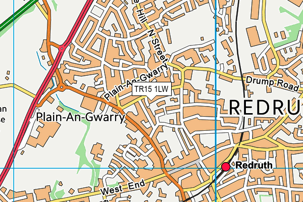 TR15 1LW map - OS VectorMap District (Ordnance Survey)