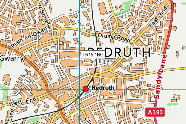 TR15 1NG map - OS VectorMap District (Ordnance Survey)