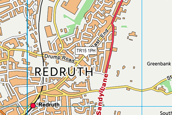 TR15 1PH map - OS VectorMap District (Ordnance Survey)