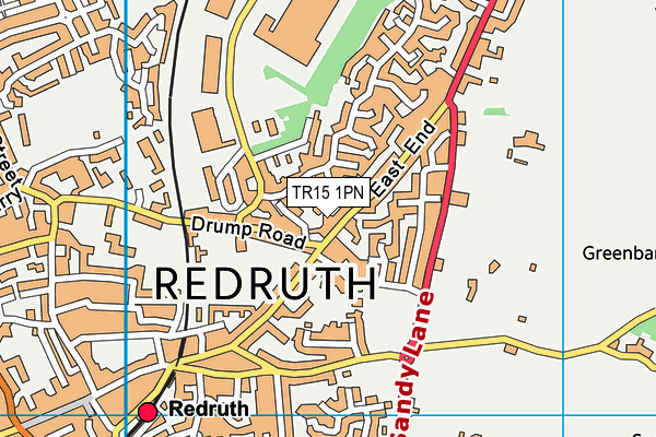 TR15 1PN map - OS VectorMap District (Ordnance Survey)