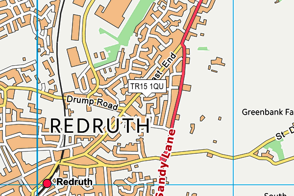 TR15 1QU map - OS VectorMap District (Ordnance Survey)