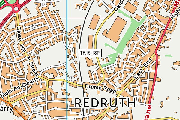 TR15 1SP map - OS VectorMap District (Ordnance Survey)