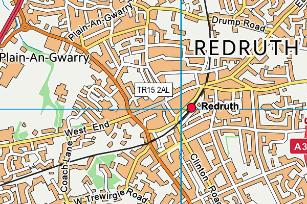 TR15 2AL map - OS VectorMap District (Ordnance Survey)