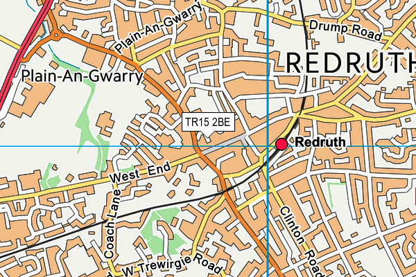 TR15 2BE map - OS VectorMap District (Ordnance Survey)
