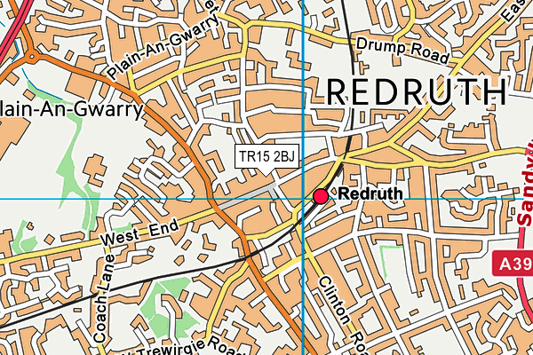 TR15 2BJ map - OS VectorMap District (Ordnance Survey)