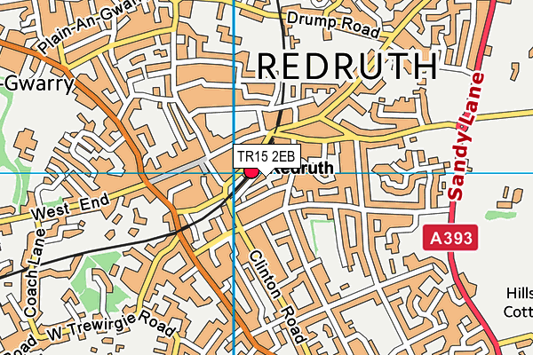 TR15 2EB map - OS VectorMap District (Ordnance Survey)