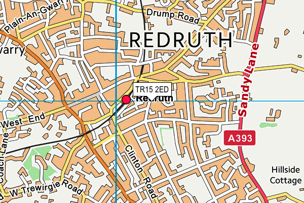 TR15 2ED map - OS VectorMap District (Ordnance Survey)