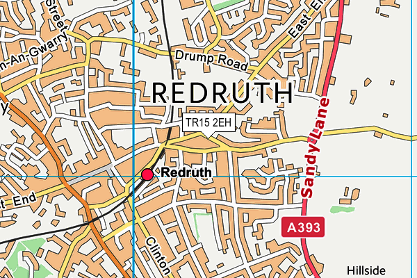 TR15 2EH map - OS VectorMap District (Ordnance Survey)