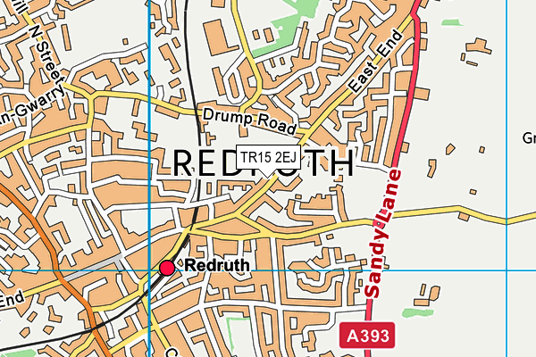 TR15 2EJ map - OS VectorMap District (Ordnance Survey)