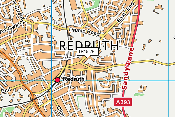 TR15 2EL map - OS VectorMap District (Ordnance Survey)