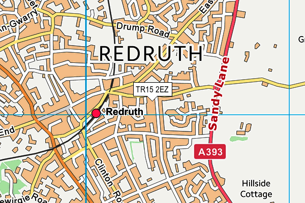 TR15 2EZ map - OS VectorMap District (Ordnance Survey)