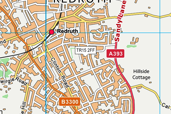 TR15 2FF map - OS VectorMap District (Ordnance Survey)