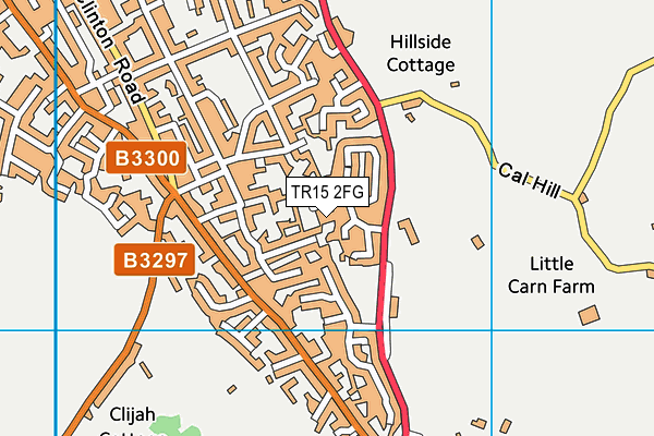 TR15 2FG map - OS VectorMap District (Ordnance Survey)