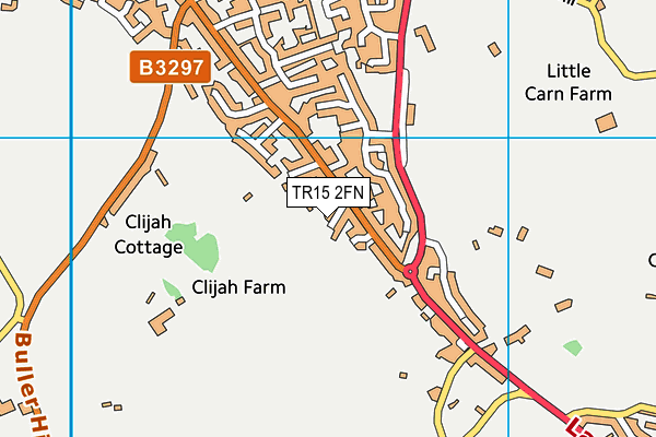 TR15 2FN map - OS VectorMap District (Ordnance Survey)