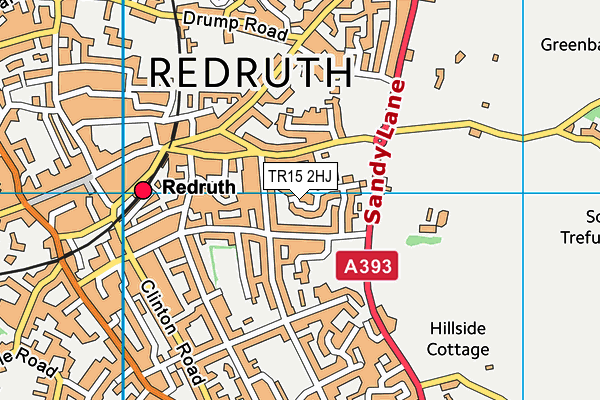 TR15 2HJ map - OS VectorMap District (Ordnance Survey)