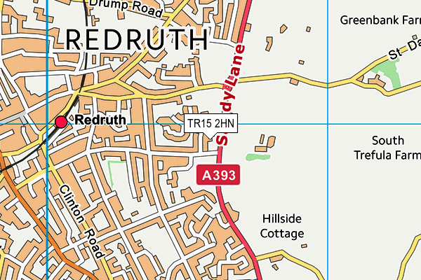 TR15 2HN map - OS VectorMap District (Ordnance Survey)