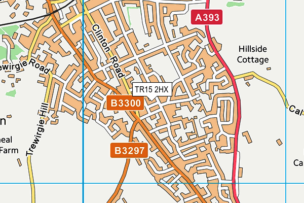 TR15 2HX map - OS VectorMap District (Ordnance Survey)
