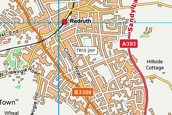 TR15 2HY map - OS VectorMap District (Ordnance Survey)