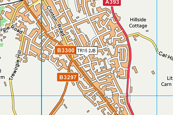 TR15 2JB map - OS VectorMap District (Ordnance Survey)