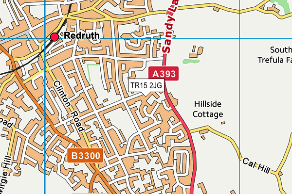 TR15 2JG map - OS VectorMap District (Ordnance Survey)