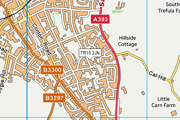 TR15 2JN map - OS VectorMap District (Ordnance Survey)