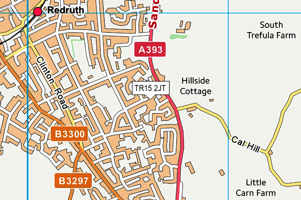 TR15 2JT map - OS VectorMap District (Ordnance Survey)