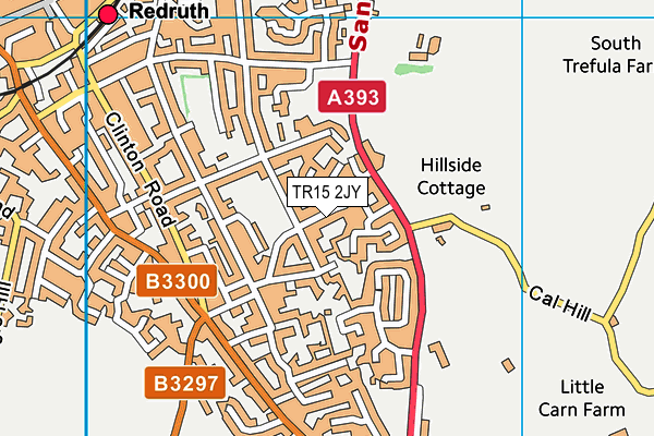 TR15 2JY map - OS VectorMap District (Ordnance Survey)