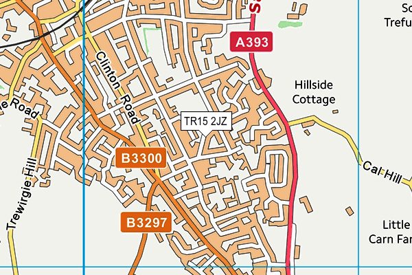TR15 2JZ map - OS VectorMap District (Ordnance Survey)