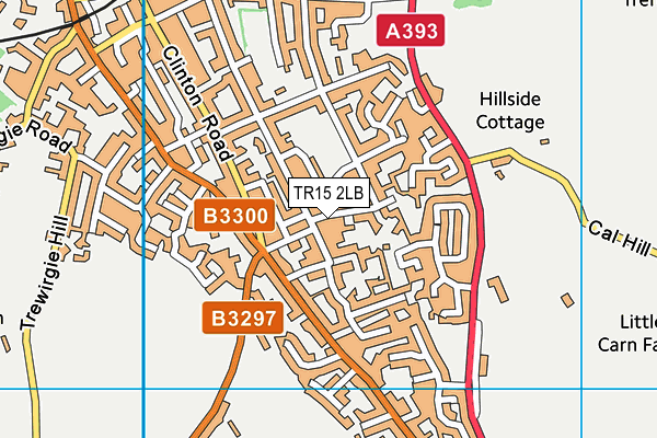 TR15 2LB map - OS VectorMap District (Ordnance Survey)