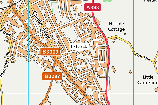 TR15 2LD map - OS VectorMap District (Ordnance Survey)