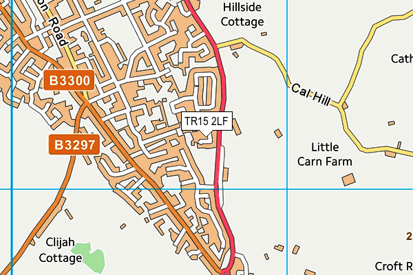 TR15 2LF map - OS VectorMap District (Ordnance Survey)