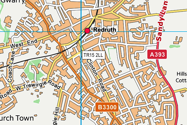 TR15 2LL map - OS VectorMap District (Ordnance Survey)